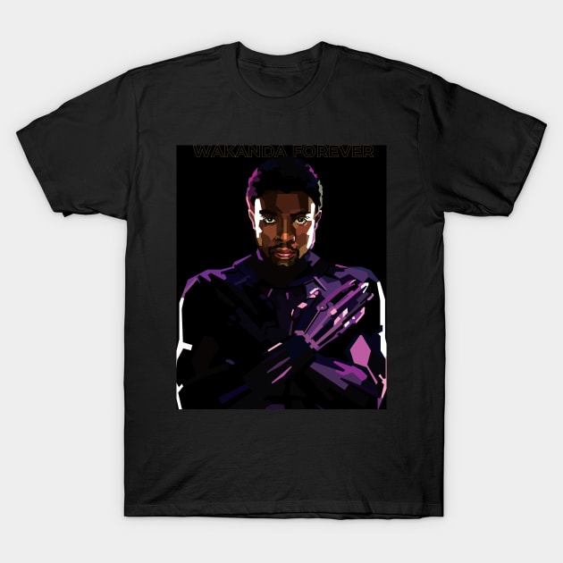 Wakanda Forever T-Shirt by gilangbogy